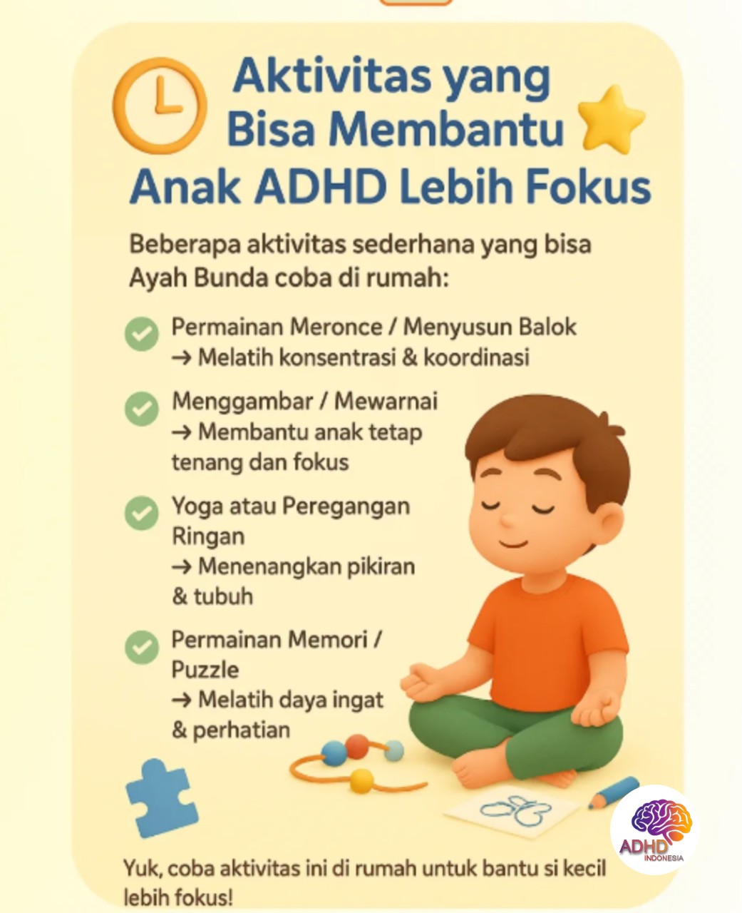 Pendekatan Edukatif yang Tepat untuk Anak ADHD di Kabupaten Kebumen