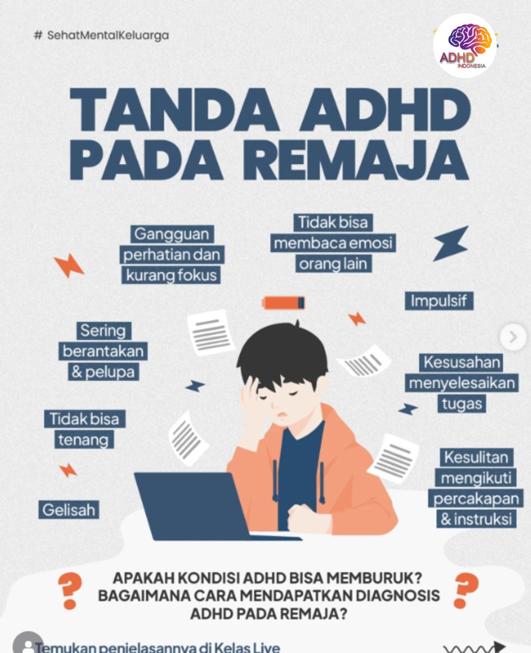 Screening ADHD Non-Diagnostik: Edukasi Awal bagi Orang Tua di Kabupaten Kebumen