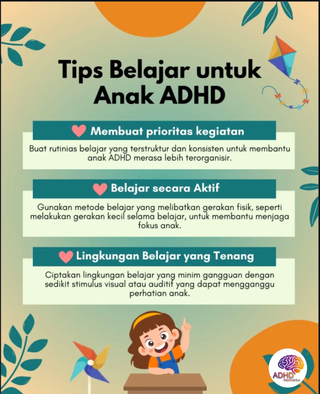 Strategi Belajar yang Cocok untuk Anak ADHD di Kabupaten Kebumen